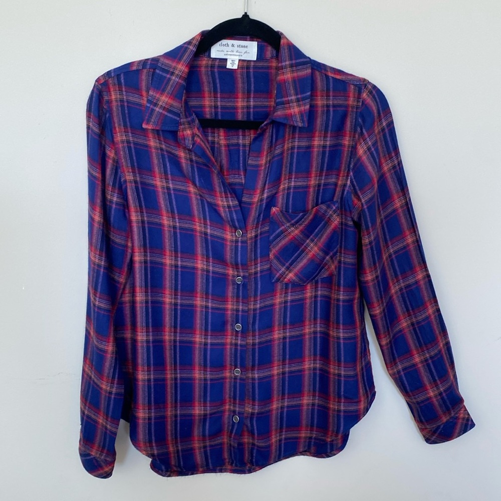 Cloth & Stone made for (Anthropologie) plaid shirt